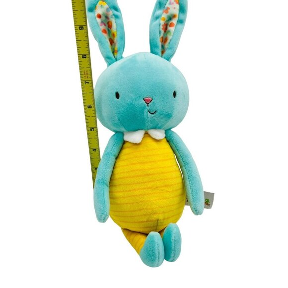 Bunnies by the Bay Blue Piper Bunny Rabbit Yellow Striped Plush 8 inch Stuffed - Picture 7 of 7